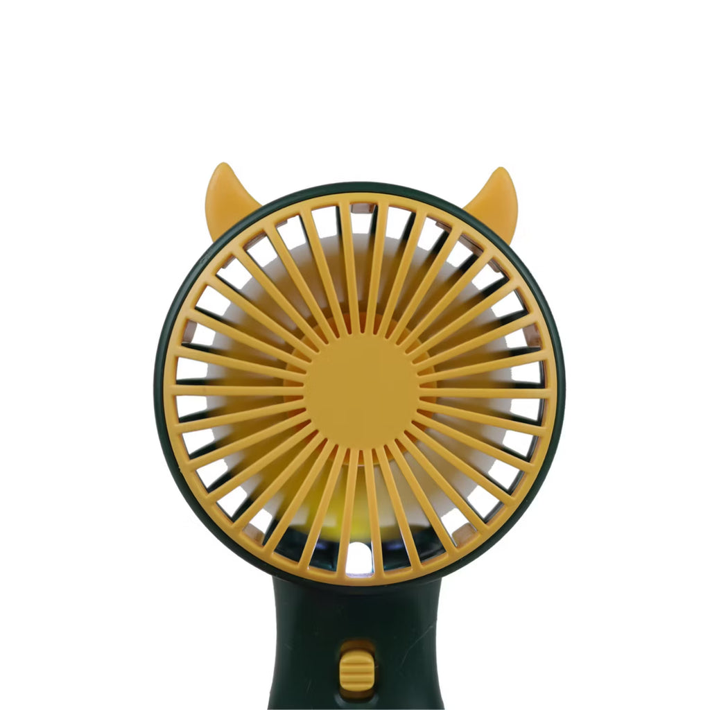 Mini Ventilador Recargable Usb Led Orejitas